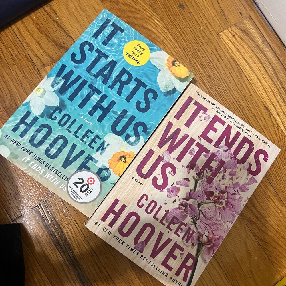 Colleen Hoover Book Set - It Starts With Us & It Ends With Us